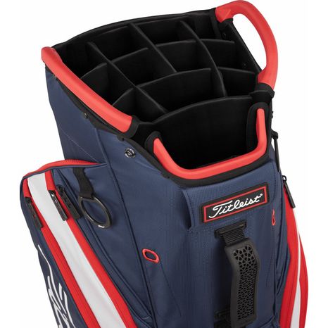 Titleist 2022 Cart 14 Cart Bag - Navy, White & Red