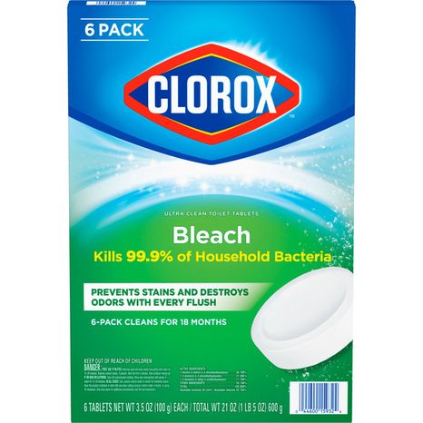 Clorox Ultra Clean Toilet Tablets Bleach