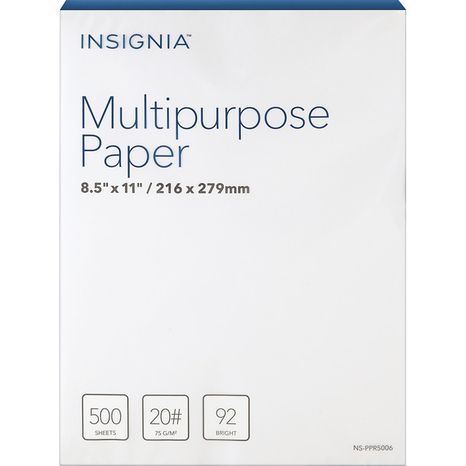 Insignia White 92 Bright Multipurpose Paper