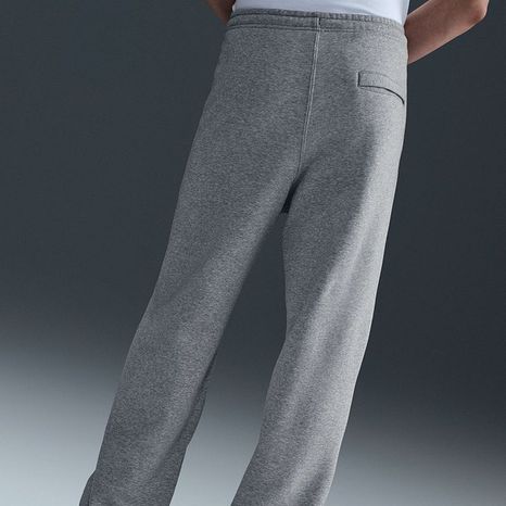 Nike Men's Club Open-Hem Fleece Pants, M - Dk Grey Heather