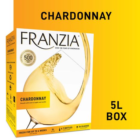 Franzia Vintner Select Chardonnay White Wine Box