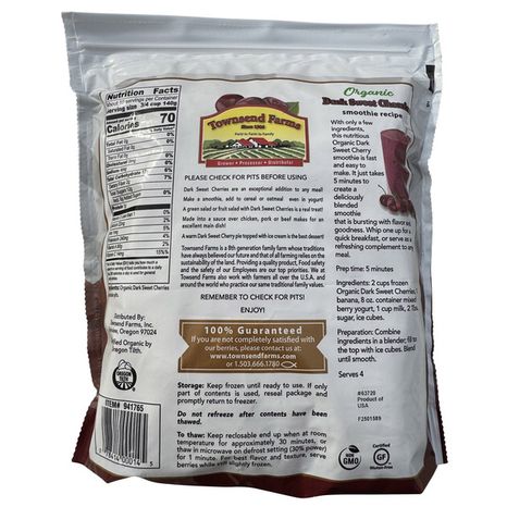 Townsend Farms Organic Dark Sweet Cherries