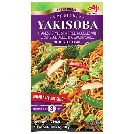 Ajinomoto Vegetable Yakisoba, Japanese-style Stir Fried Noodles