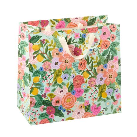 Rifle Paper Co. Garden Party Tote, 13 x 7 x 12-1/2 in