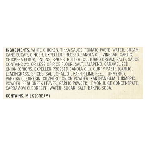 Sukhi's Indian Chicken Tikka Masala Curry Gluten Free Prepared Meal