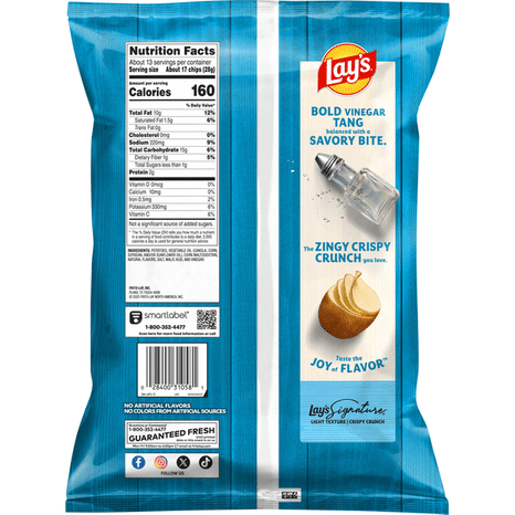 Lay's Potato Chips Salt & Vinegar