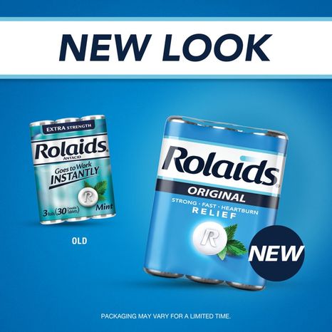 Rolaids Extra Strength Antacid, 30 Chewable Tablets, Mint Flavor