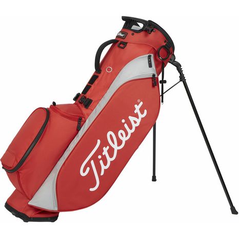 Titleist 2023 Players 4 Stand Bag - Red & Gray