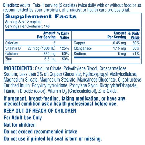 Citracal Maximum Calcium Citrate + D3 Calcium Supplement