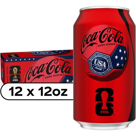 Coca Cola Zero Sugar Soda Fridge Pack Cans