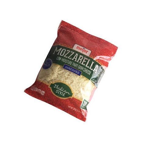 Meijer Italian Style Mozzarella Low-moisture Part-skim Shredded Cheese