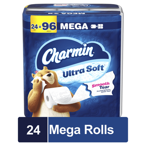 Charmin Ultra Soft Toilet Paper Mega Rolls