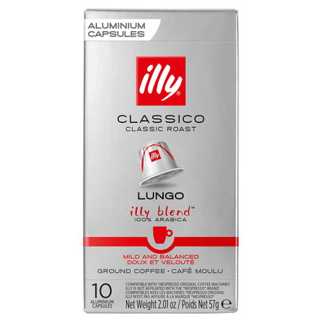 illy Coffee, Ground, Classic Roast, Aluminum Capsules