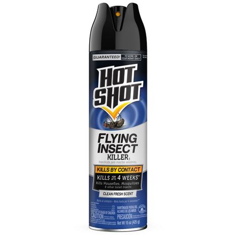 Hot Shot Flying Insect Killer 3, Clean Fresh Scent
