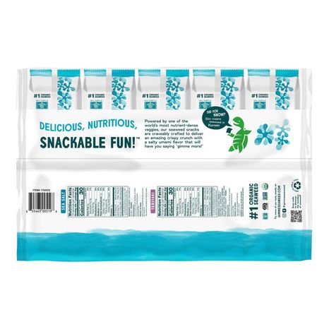 gimme Sea Salt & Teriyaki Roasted Seaweed Snacks Variety Pack