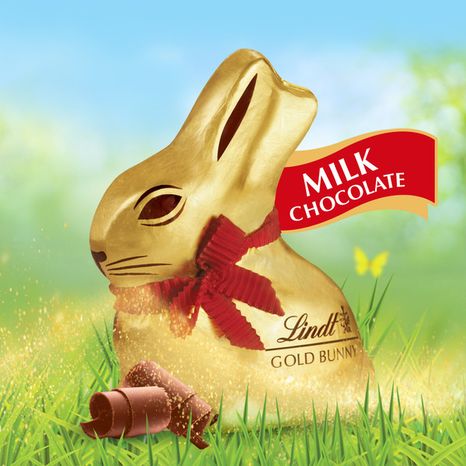 Lindt Gold Bunny Easter GOLD BUNNY, Milk Chocolate Candy