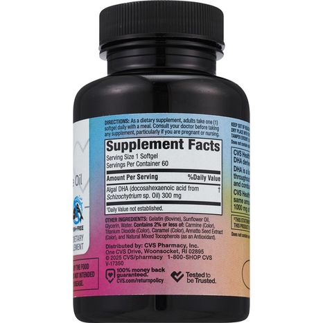 CVS Health Fish-Free Omega- 3 Softgels