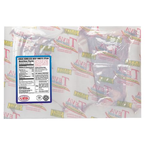 Teva Glatt Kosher Boneless Angus Beef Ribeye