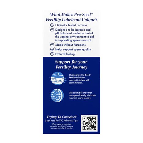 Pre‑Seed Fertility Lubricant