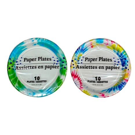 Tie-Dye Plates
