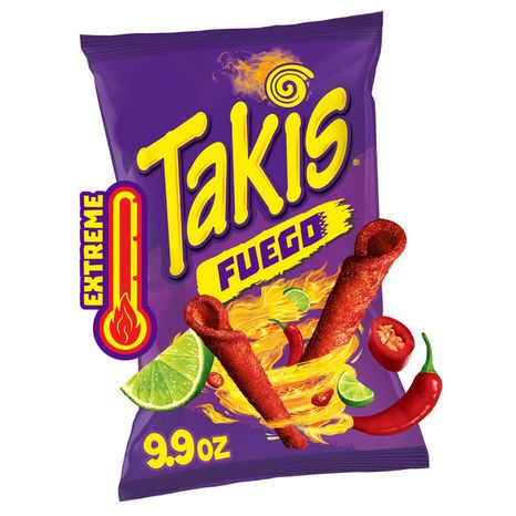 Takis Fuego Rolled Tortilla Chips Bag