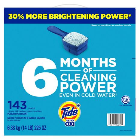 Tide HE With Ultra Oxi Powder Detergent