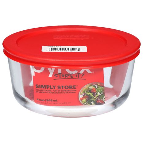 Pyrex 4 Cup Glass Storage