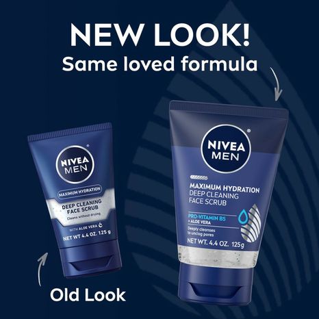 NIVEA Men Maximum Hydration Deep Cleaning Face Scrub