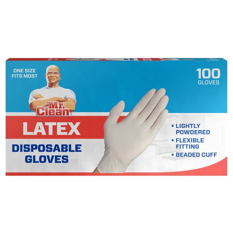 Mr. Clean Latex Disposable Gloves