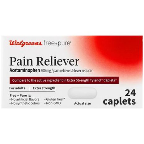 Walgreens Acetaminophen 500 Mg / Pain Reliever & Fever Reducer Caplets