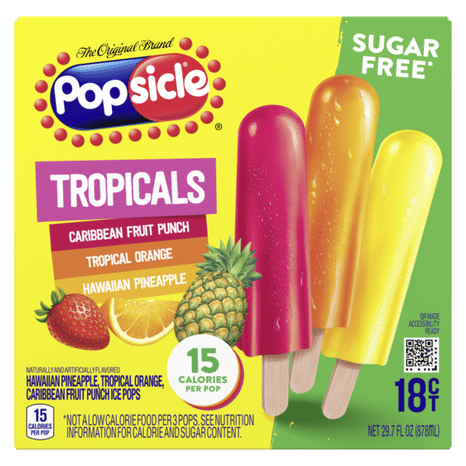 Popsicle Ice Pops Tropicals