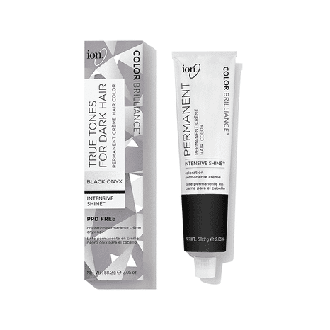 ion True Tones for Dark Hair Permanent Crème Hair Color - Black Onyx