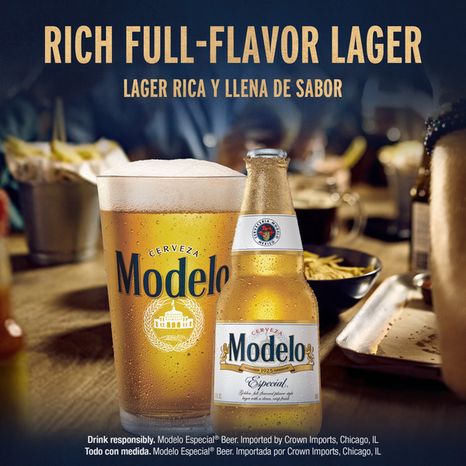 Modelo Especial Mexican Lager Import Beer Bottles