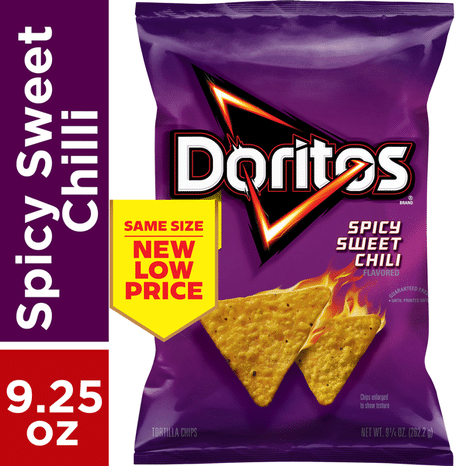 Doritos Flavored Tortilla Chips, Spicy Sweet Chili