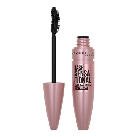 Maybelline Lash Sensational Waterproof Mascara, Very Black, Very Black