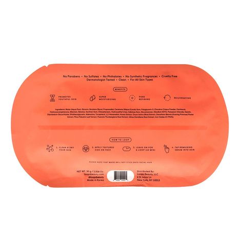 LOOPS Face Mask, Hydrogel, Weekly Reset