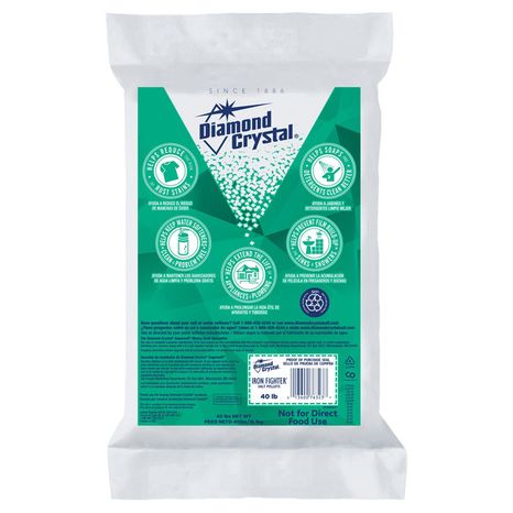 Diamond Crystal Iron Fighter Iron Fighter Salt Pellets for Water Softeners