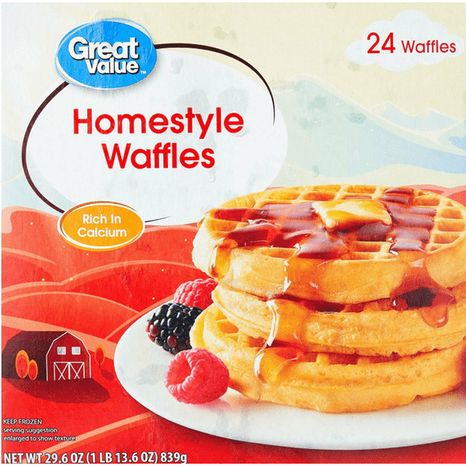 Great Value Homestyle Waffles