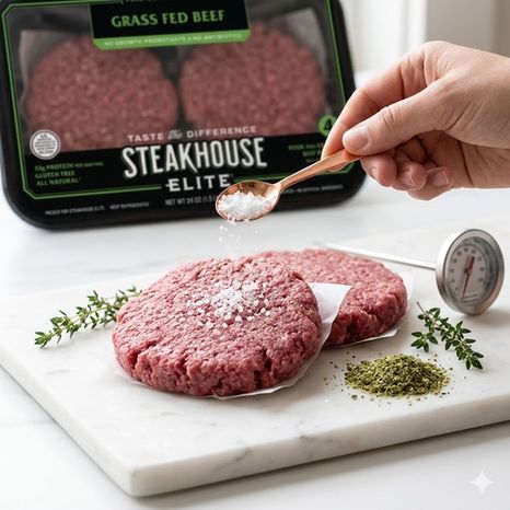 Steakhouse Elite Grass Fed Beef Burger