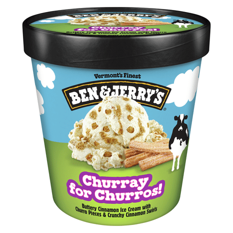 Ben & Jerry's Churray For Churros!™ Cinnamon Ice Cream Pint