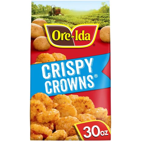 Ore-Ida Golden Crispy Crowns Seasoned Shredded Potatoes Frozen Food Snacks