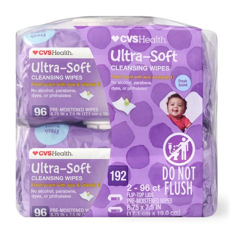 CVS Pharmacy Scented Ultra Soft Cleansing Wipes Value Pack