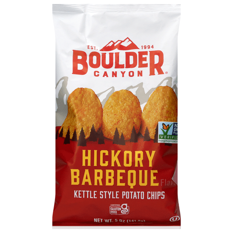 Boulder Canyon Kettle Style Hickory Barbeque Flavored Potato Chips
