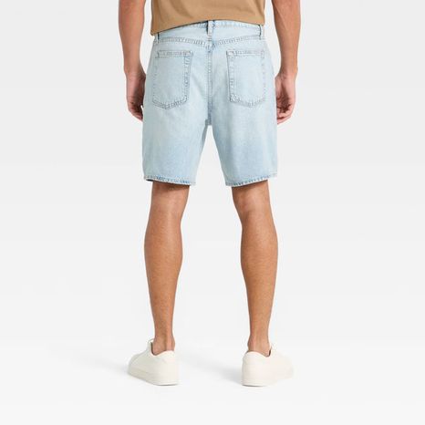 Goodfellow & Co Men's 8" Jean Shorts, Size 31 - Light Indigo