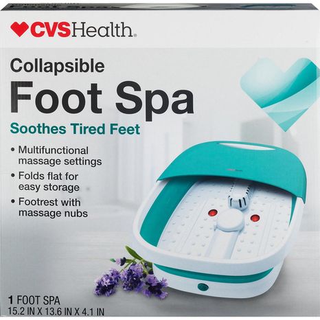 CVS Health Foldable to Save Space Relaxing Foot Spa