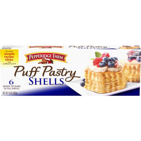 Pepperidge Farm Frozen Shells Pastry Dough