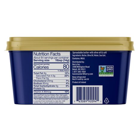 Golden Irish Spreadable Butter Tub