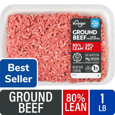 Kroger 80% Lean Ground Beef