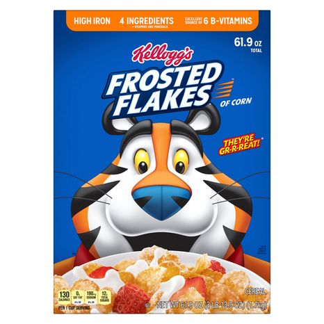 Kellogg's Breakfast Cereal, Kids Cereal, Family Breakfast, Original, Box (2 Bags)