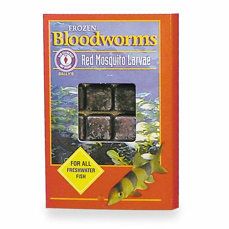 SF Bay Coffee Bloodworms (chironomus Plumosus) Cubes For Fish